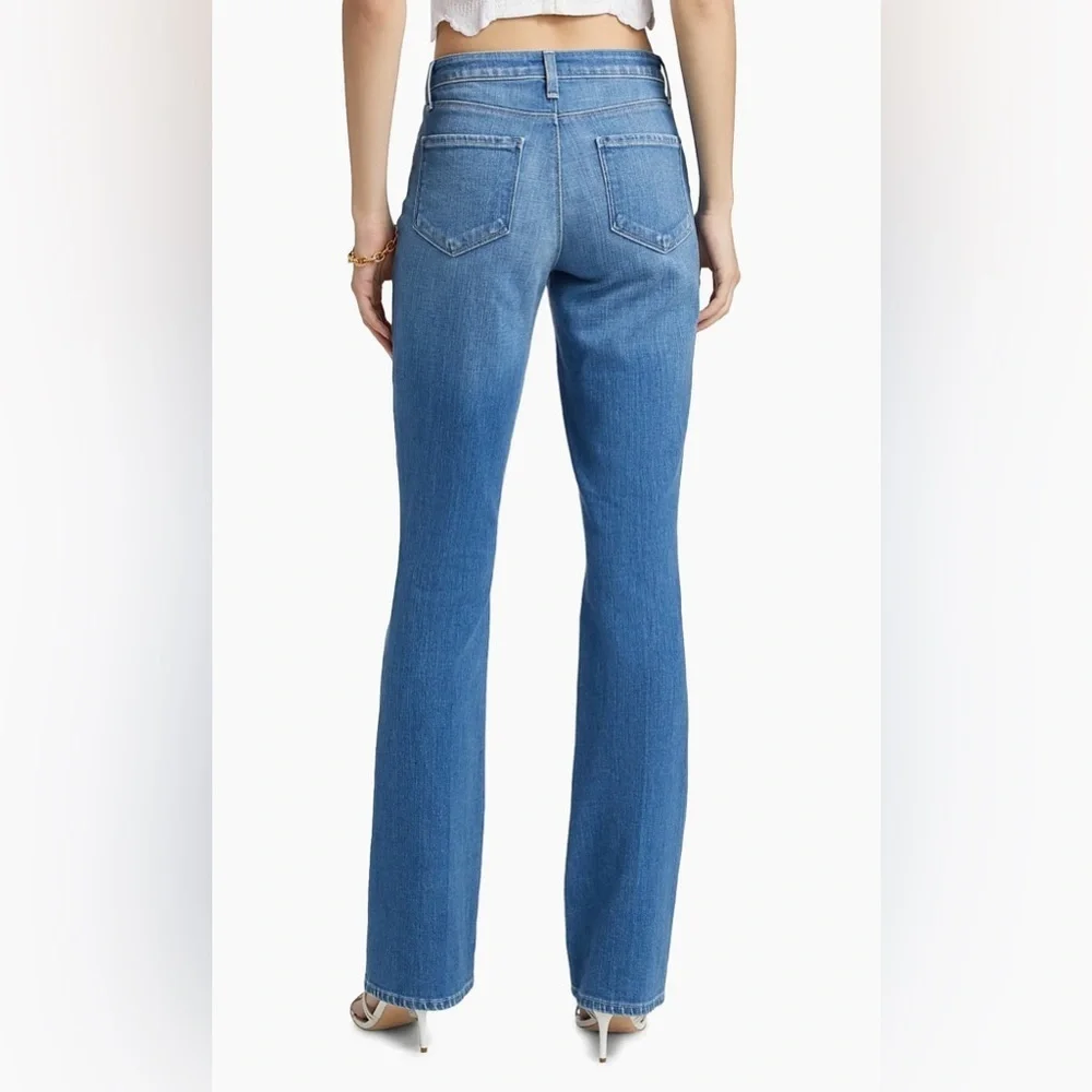 NWT L’Agence Selma High-Rise Sleek Baby Bootcut Jeans Alamo Wash - Picture 2 of 8